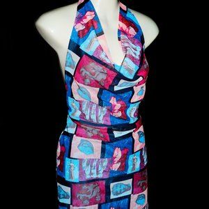 Club Dress cute multi colors backless
